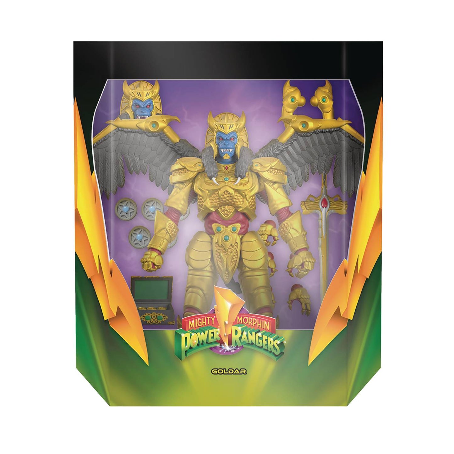 POWER RANGERS ULTIMATES GOLDAR ACTION FIGURE image 1