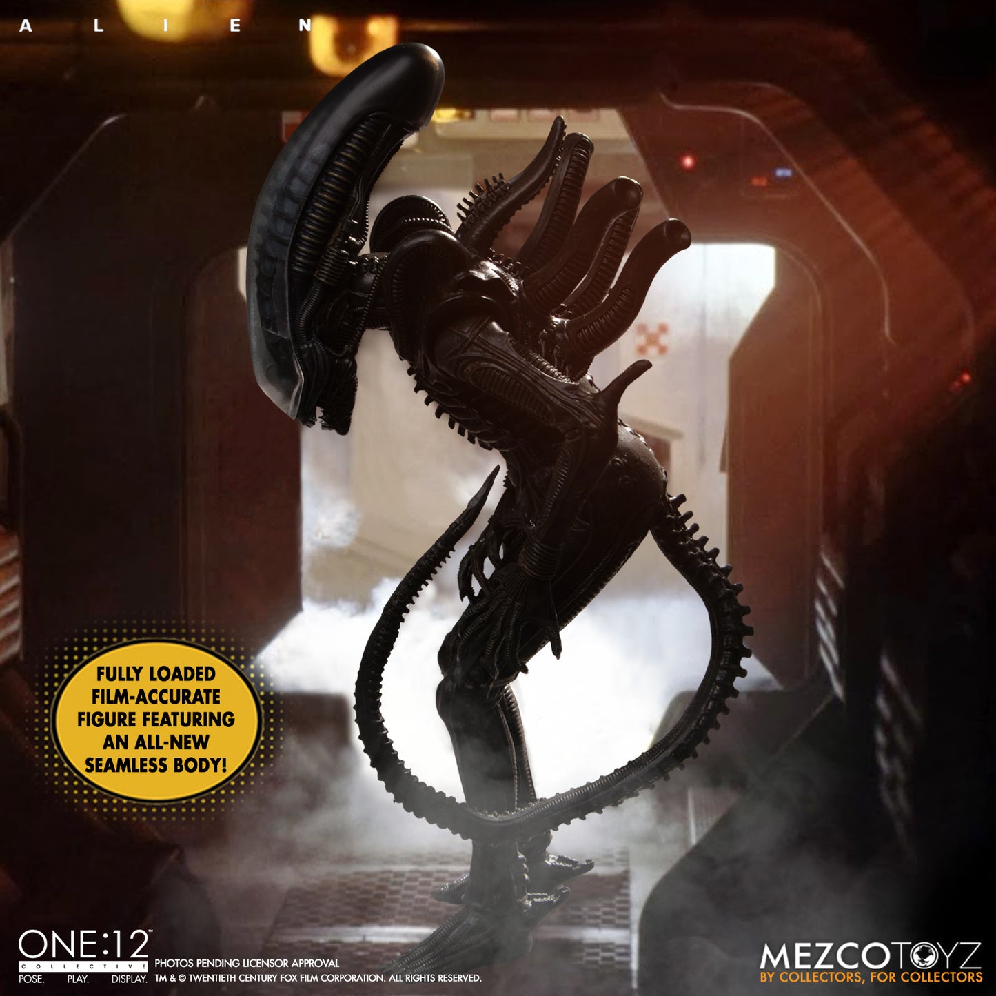 Mezco ONE:12 Collective Big Chap Alien DLX image 0