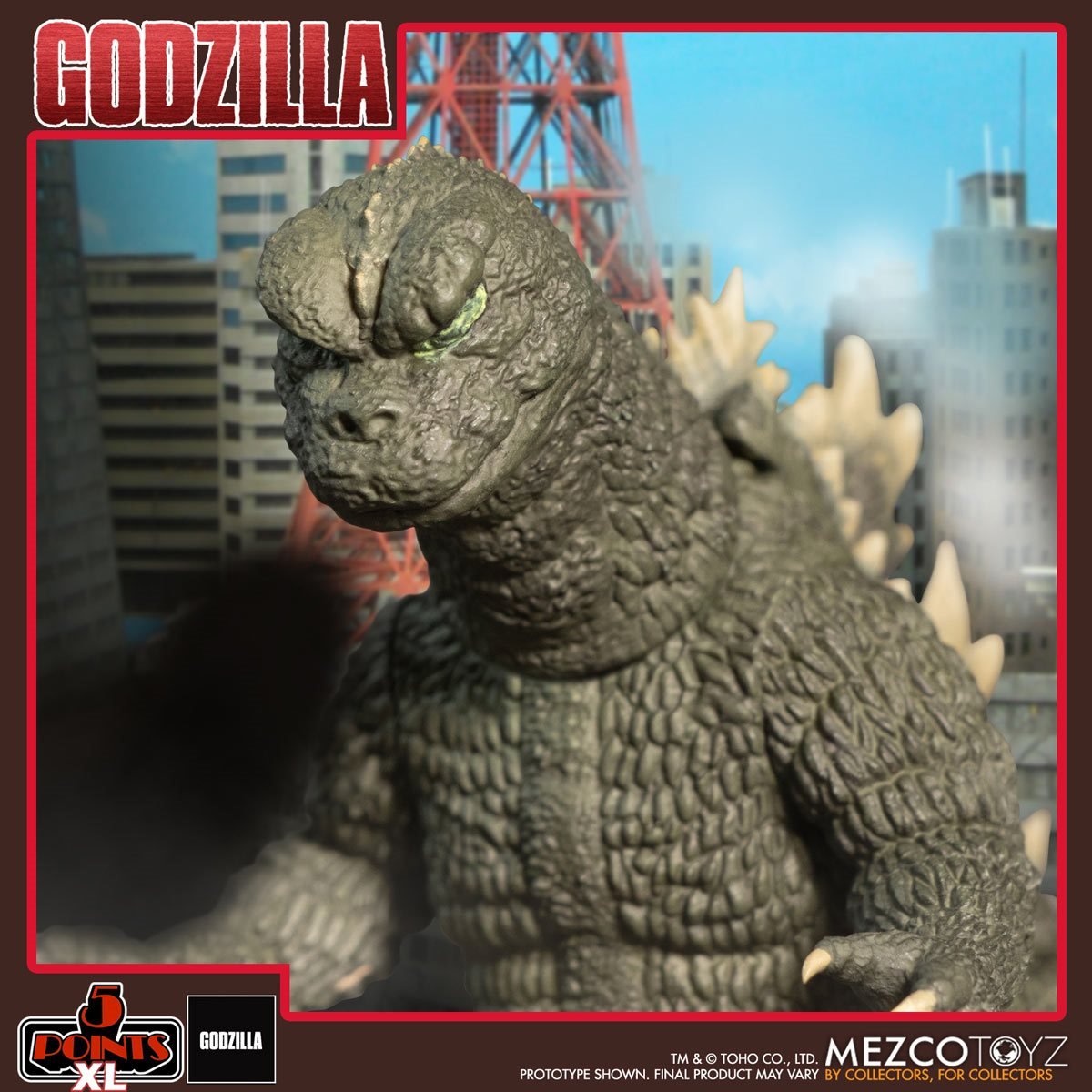 Mezco 5 Points XL Hedorah vs. Godzilla Boxed Set image 6
