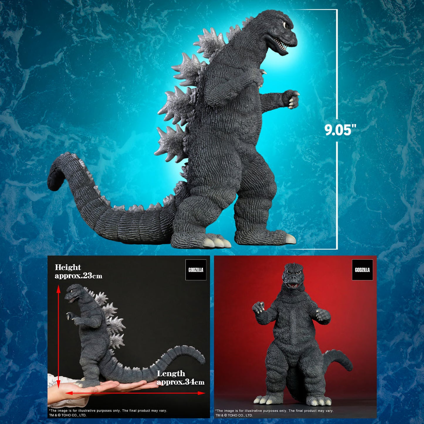X-Plus Godzilla (1974) TOHO Daikaiju Series image 8