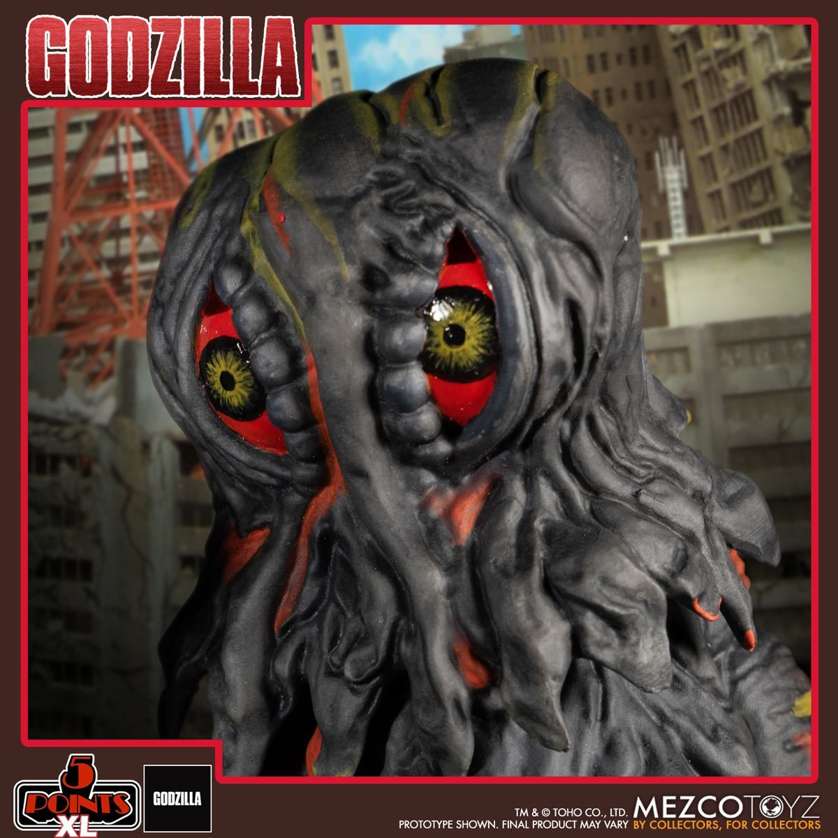 Mezco 5 Points XL Hedorah vs. Godzilla Boxed Set image 5