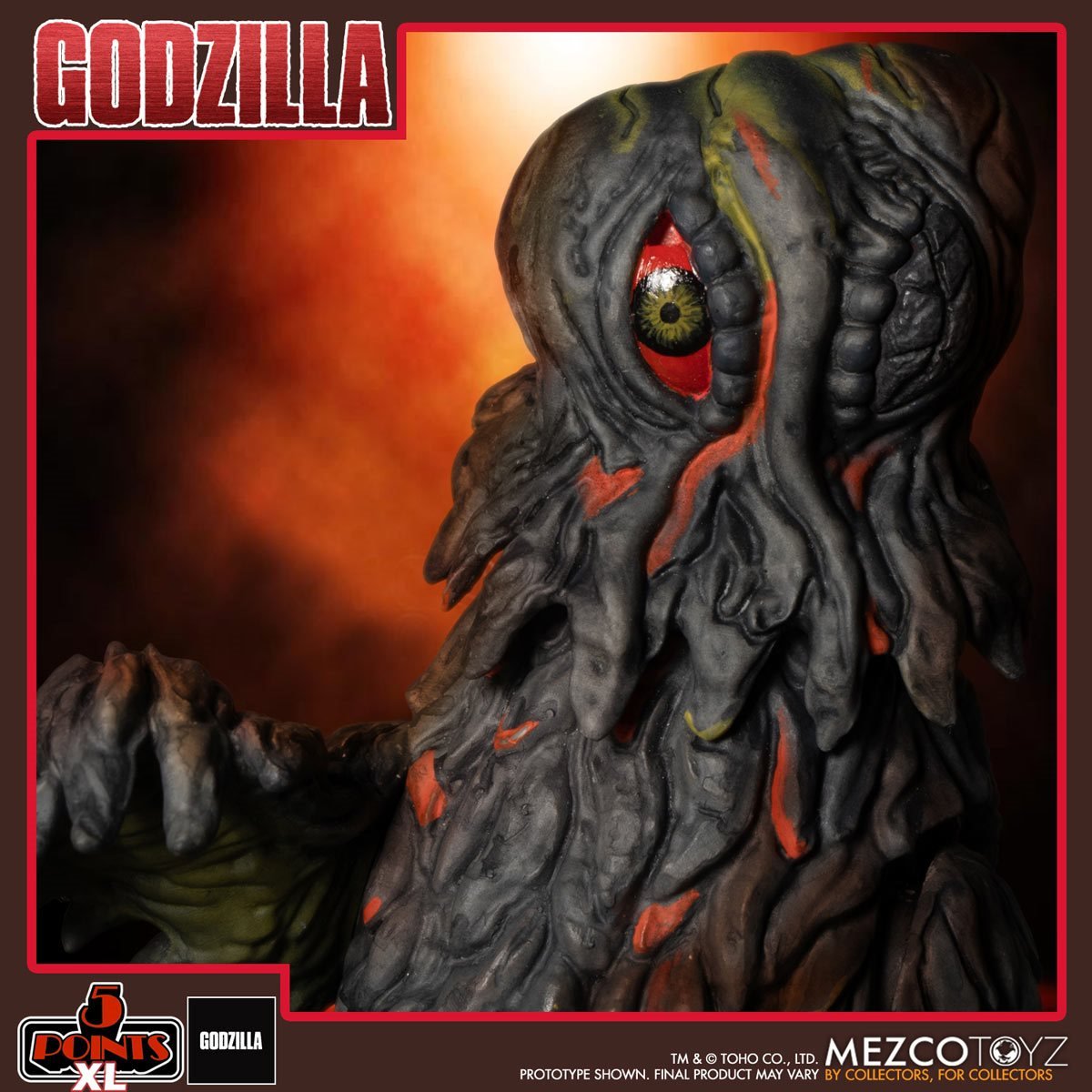 Mezco 5 Points XL Hedorah vs. Godzilla Boxed Set image 10