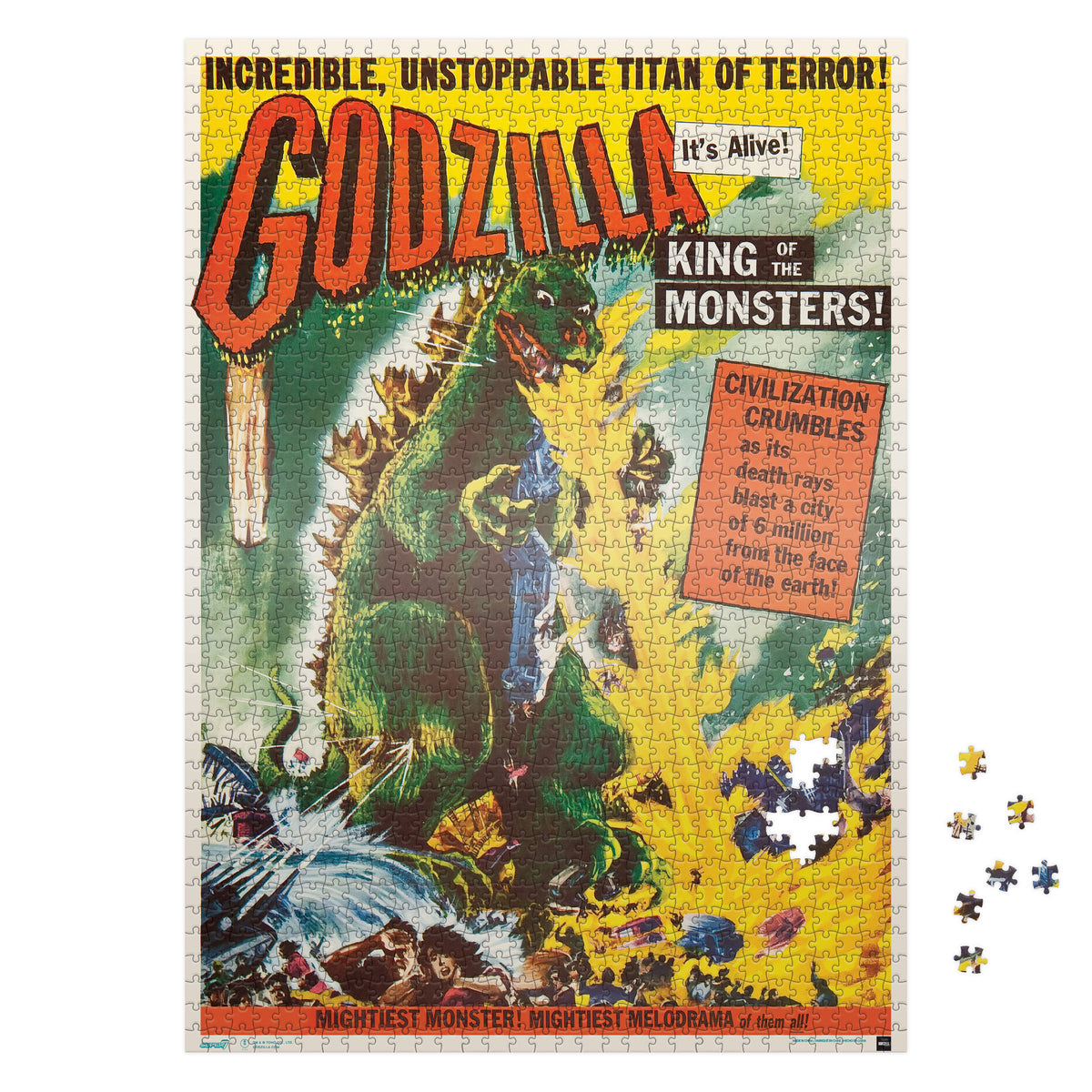 Super7 Godzilla King Of Monsters 1k piece puzzle (U.S. Release One Sheet Poster)