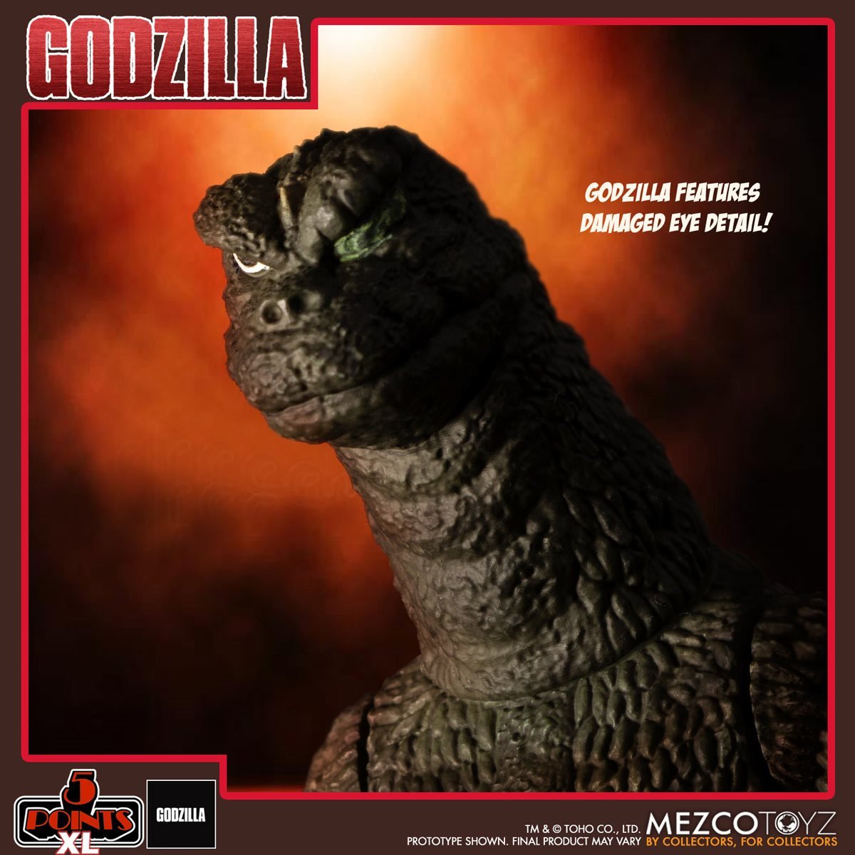Mezco 5 Points XL Hedorah vs. Godzilla Boxed Set image 7