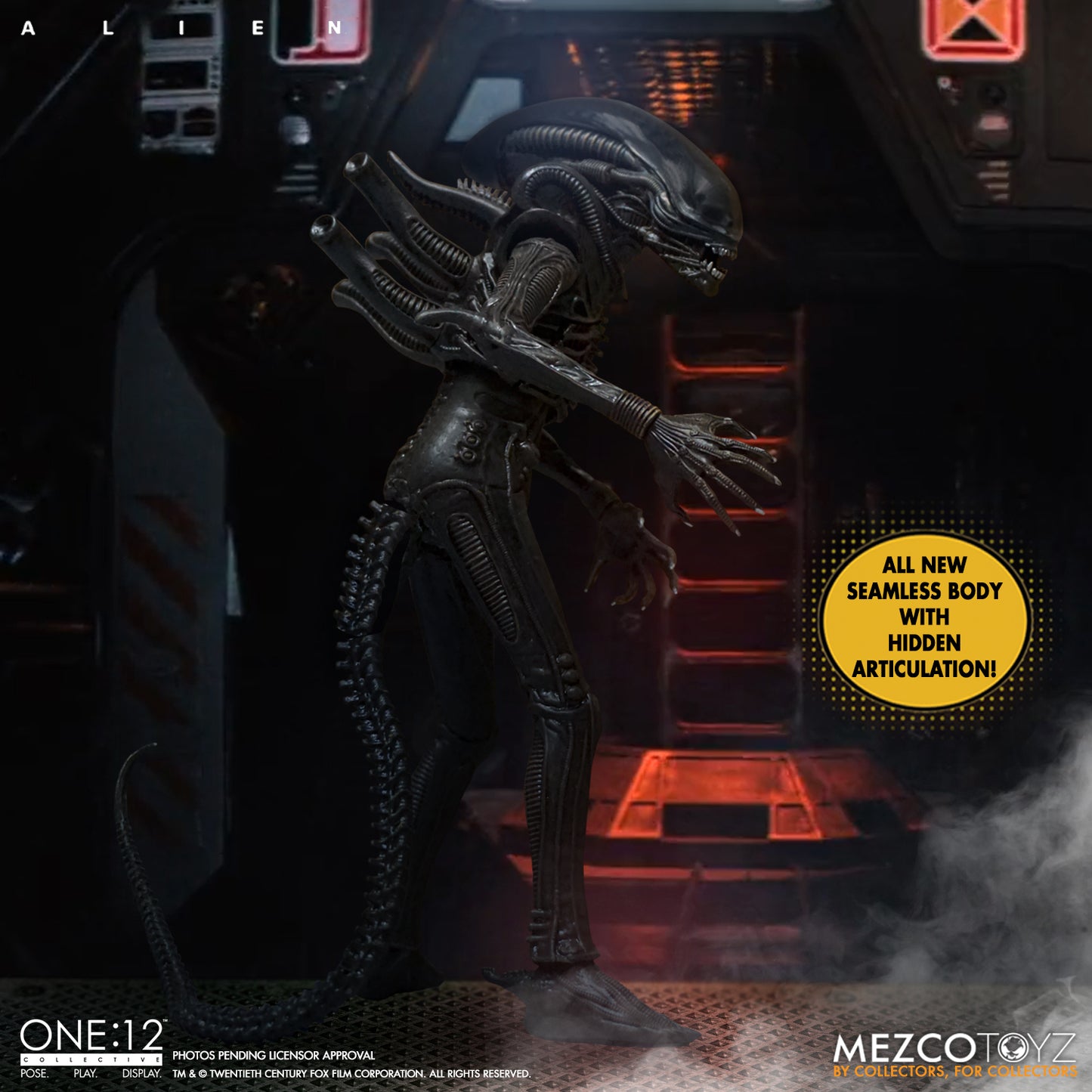 Mezco ONE:12 Collective Big Chap Alien DLX image 11