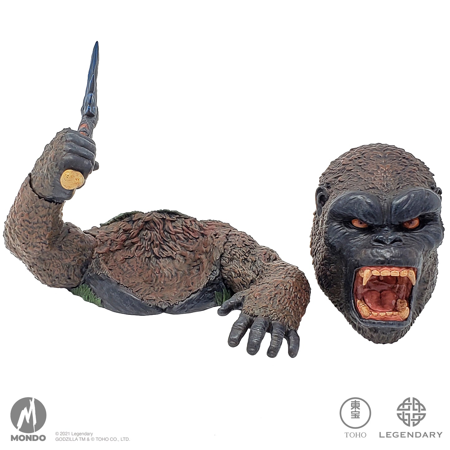 SDCC 2021 MONDOIDS KONG VS GODZILLA KONG PX VINYL FIGURE image 6