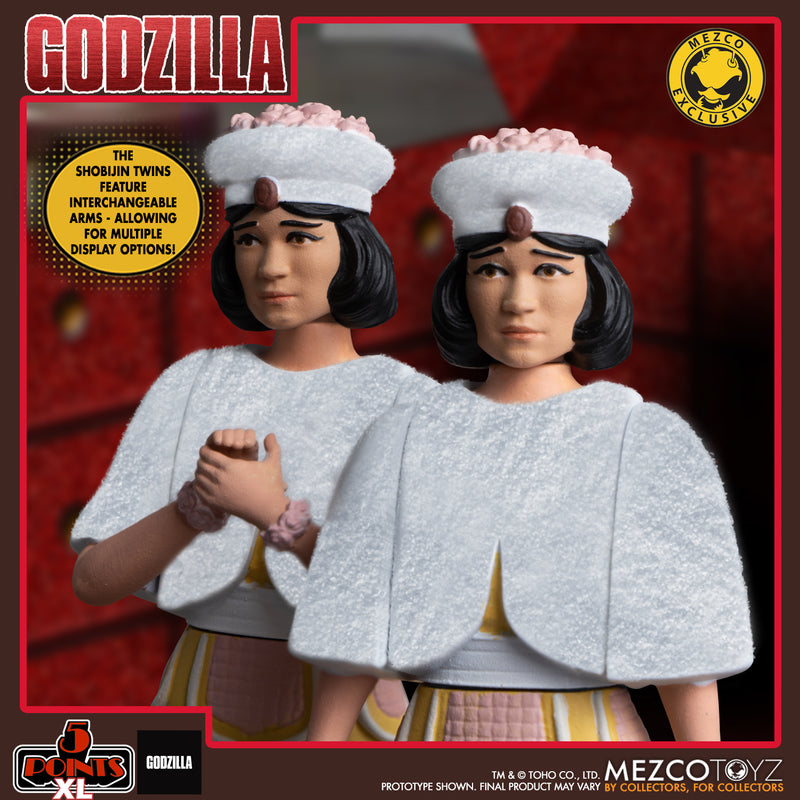 Mezco Mothra vs. Godzilla (1964): Mothra and Shobijin Twins Boxed Set