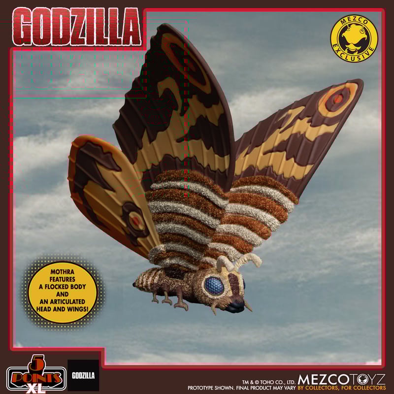 Mezco Mothra vs. Godzilla (1964): Mothra and Shobijin Twins Boxed Set