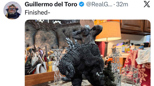 Guillermo Del Toro Just Painted the Egg Mok Haruo Nakajima Kit and It’s Exactly What You’d Expect