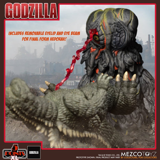 Mezco 5 Points XL Hedorah vs. Godzilla Boxed Set image 0