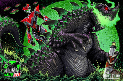 11x17" Kaiju Live Print Signed by Matt Frank image 0