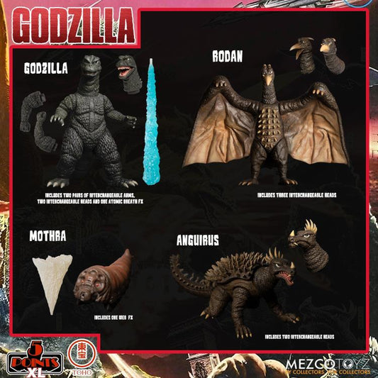 Mezco 5 Points XL Destroy All Monsters  DX Boxed Set 1 image 0