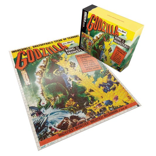 Super7 Godzilla King Of Monsters 1k piece puzzle (U.S. Release One Sheet Poster)