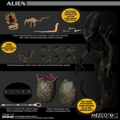 Mezco ONE:12 Collective Big Chap Alien DLX image 14